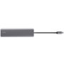 Trust Dalyx Adaptador multipuerto 7 en 1 USB-C Gris